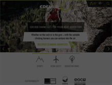 Tablet Screenshot of edelrid.com